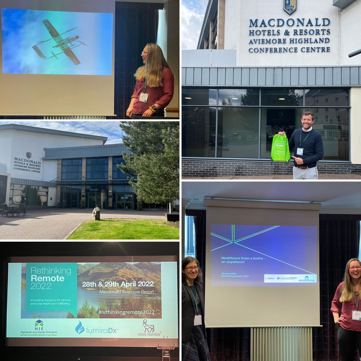 apianhealth_'s tweet photo. Thank you for hosting us #RethinkingRemote - we've had a great time sharing how drones can deliver smarter, faster and greener healthcare across the UK, with lots of new use cases ready to take off in the Scottish Highlands! @HIEScotland @NHS @NHSHighland https://t.co/e2jn1f9EOK