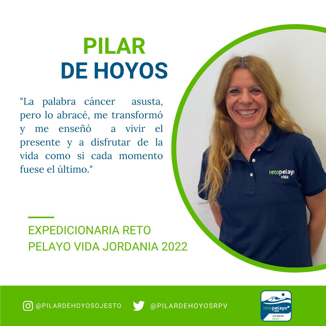 ¡¡Ya es oficial! Ha sido una elección difícil, pero al fin os podemos presentara a las 5 expedicionarias de entre las más de 350 candidatas que viajarán a Jordania.

La cuarta de ellas... <a href="/PilardehoyosRPV/">Pilar de Hoyos Ojesto</a> ¡enhorabuena!

#RetoPelayoVida #Jordania2022