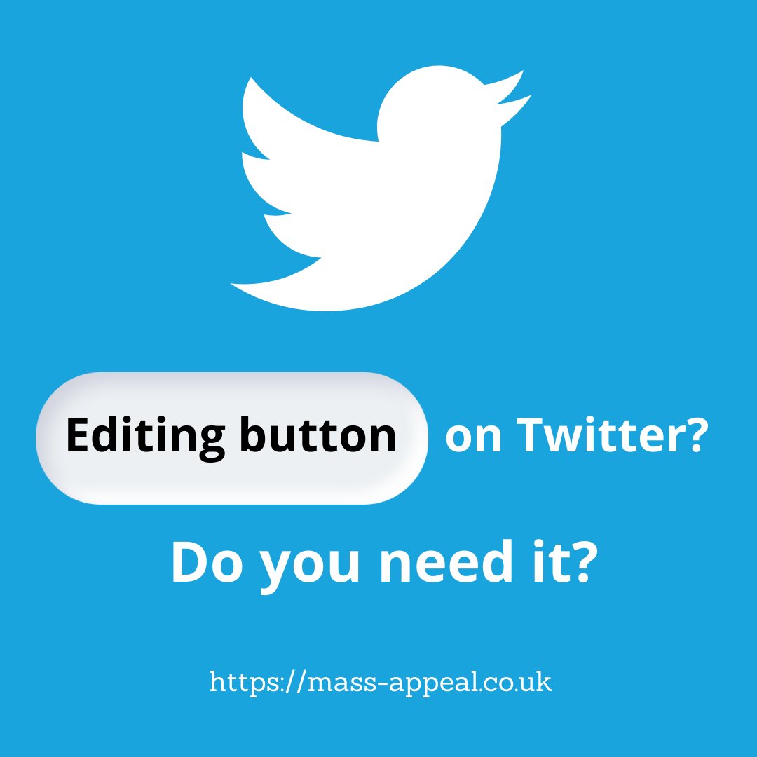 #EditButton on Twitter? Do you need it? We personally don’t. When we say something, we mean it.
We guarantee to deliver page 1 Google results within 12 months or less.
Contact the Mass Appeal team today to get a free Website Ranking Analysis Report &amp; Strategy Session.