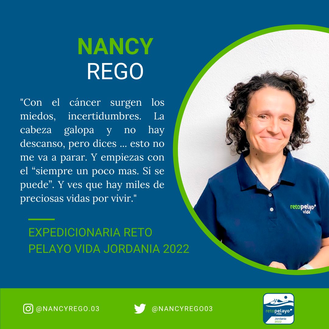 ¡¡Ya es oficial! Ha sido una elección difícil, pero al fin os podemos presentara a las 5 expedicionarias de entre las más de 350 candidatas que viajarán a Jordania.

La tercera de ellas... <a href="/nancyrego03/">nancy</a> ¡enhorabuena!

#RetoPelayoVida #Jordania2022