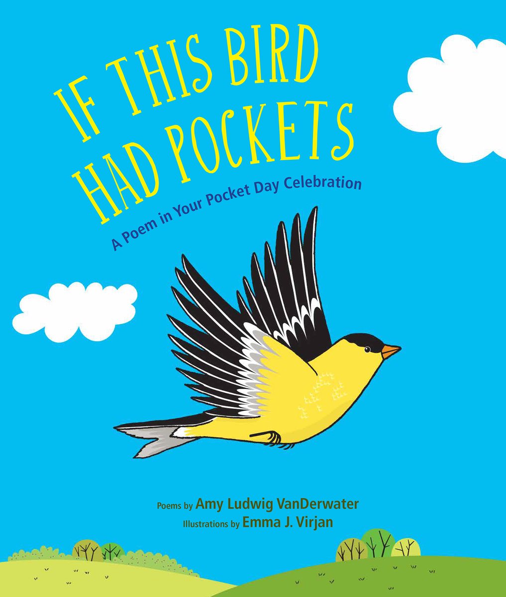 GIVEAWAY! Celebrate Poem in Your Pocket Day today! @astrakidsbooks will give away 5 copies of IF THIS BIRD HAD POCKETS. Retweet this tweet before 9:00 pm for you chance to win. @amylvpoemfarm