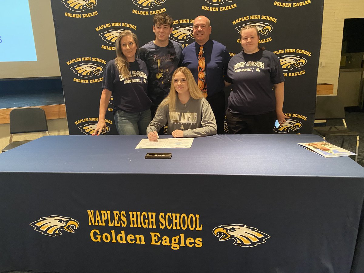 So excited for Molly. She had her signing today to play College Basketball and Volleyball at Mount Aloysious in Cresson, PA. Can’t wait to watch her at the next level.