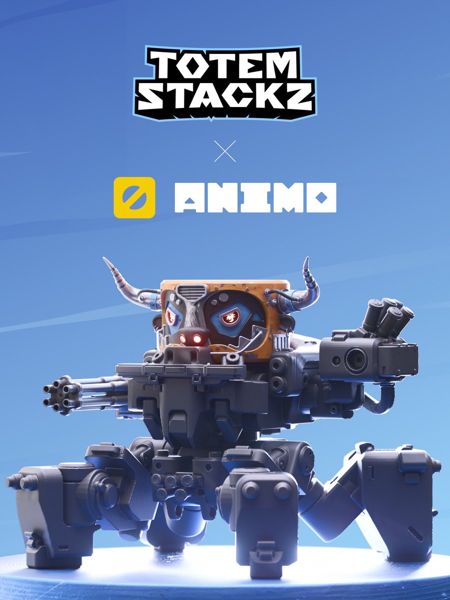 Uh-oh, a rogue totem has taken over an A.N.I.M.O mech… 

We have collaborated with our friends over at @AnimoNFT, and they are giving away 100 WL spots to their Discord P.I.L.O.T.S! 💫