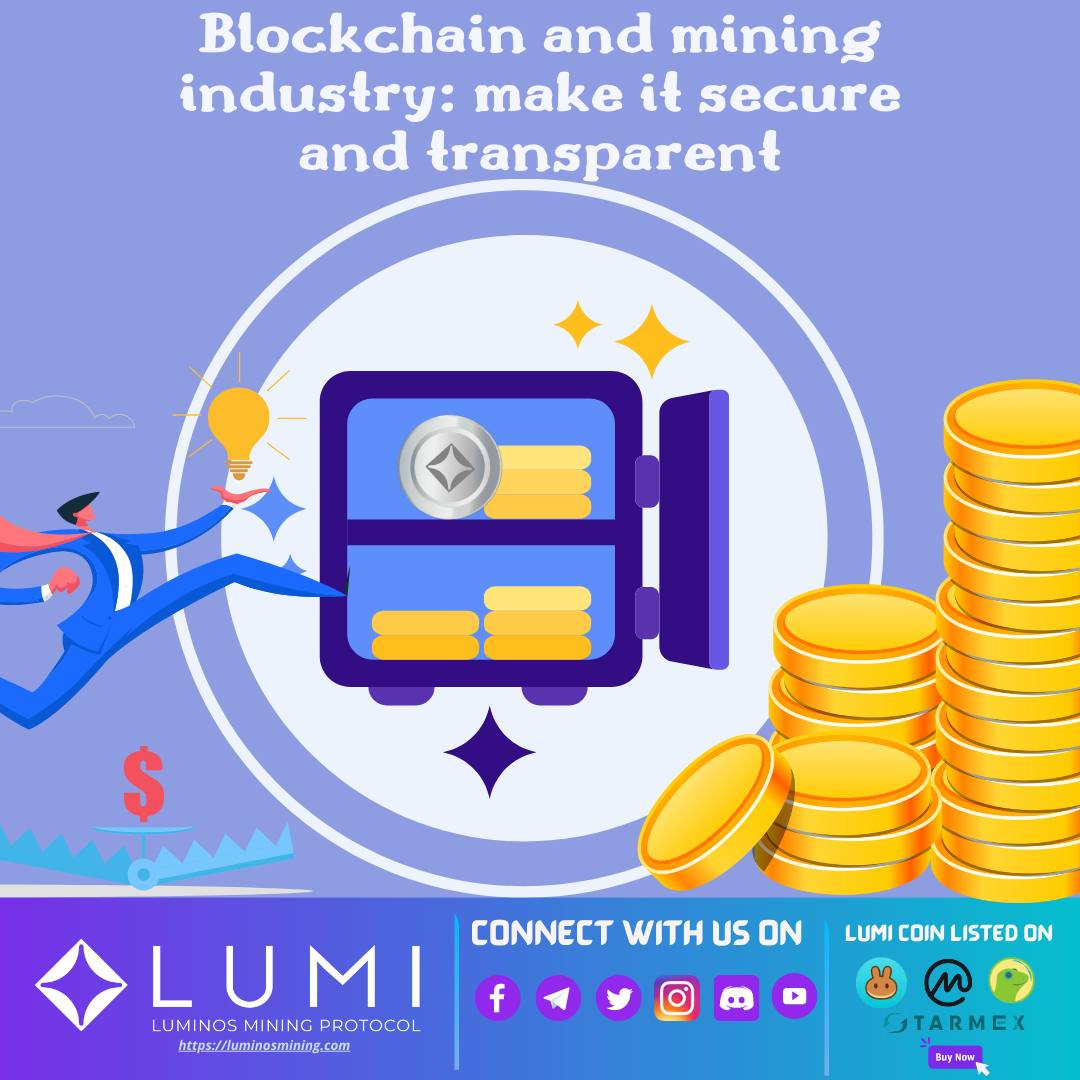 𝑴𝒂𝒌𝒆 𝒊𝒕 𝒔𝒆𝒄𝒖𝒓𝒆 𝒂𝒏𝒅 𝒕𝒓𝒂𝒏𝒔𝒑𝒂𝒓𝒆𝒏𝒕

𝑳𝒖𝒎𝒊𝒏𝒐𝒔 𝑴𝒊𝒏𝒊𝒏𝒈 𝑷𝒓𝒐𝒕𝒐𝒄𝒐𝒍 is a project that is not intended to drive to any particular individual or group, this is a community-oriented project, for the community.

 luminosmining.com