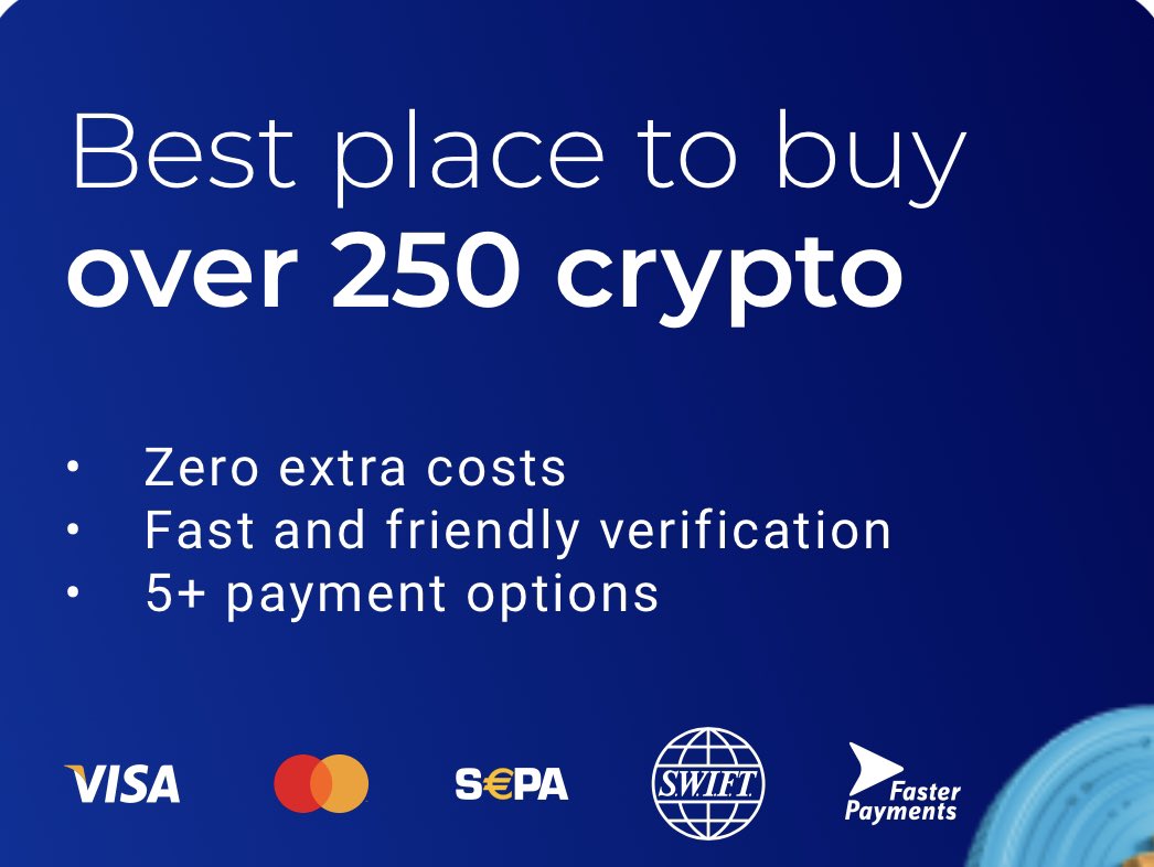 easy_bridge's tweet photo. Buying/Selling #crypto has never been easier!

Purchase 250+ #cryptocurrencies with a credit/debit card.

🔹In-built exchange to help you acquire even more assets!

https://t.co/9lpKinA5Ij https://t.co/ny1rPvaZXb