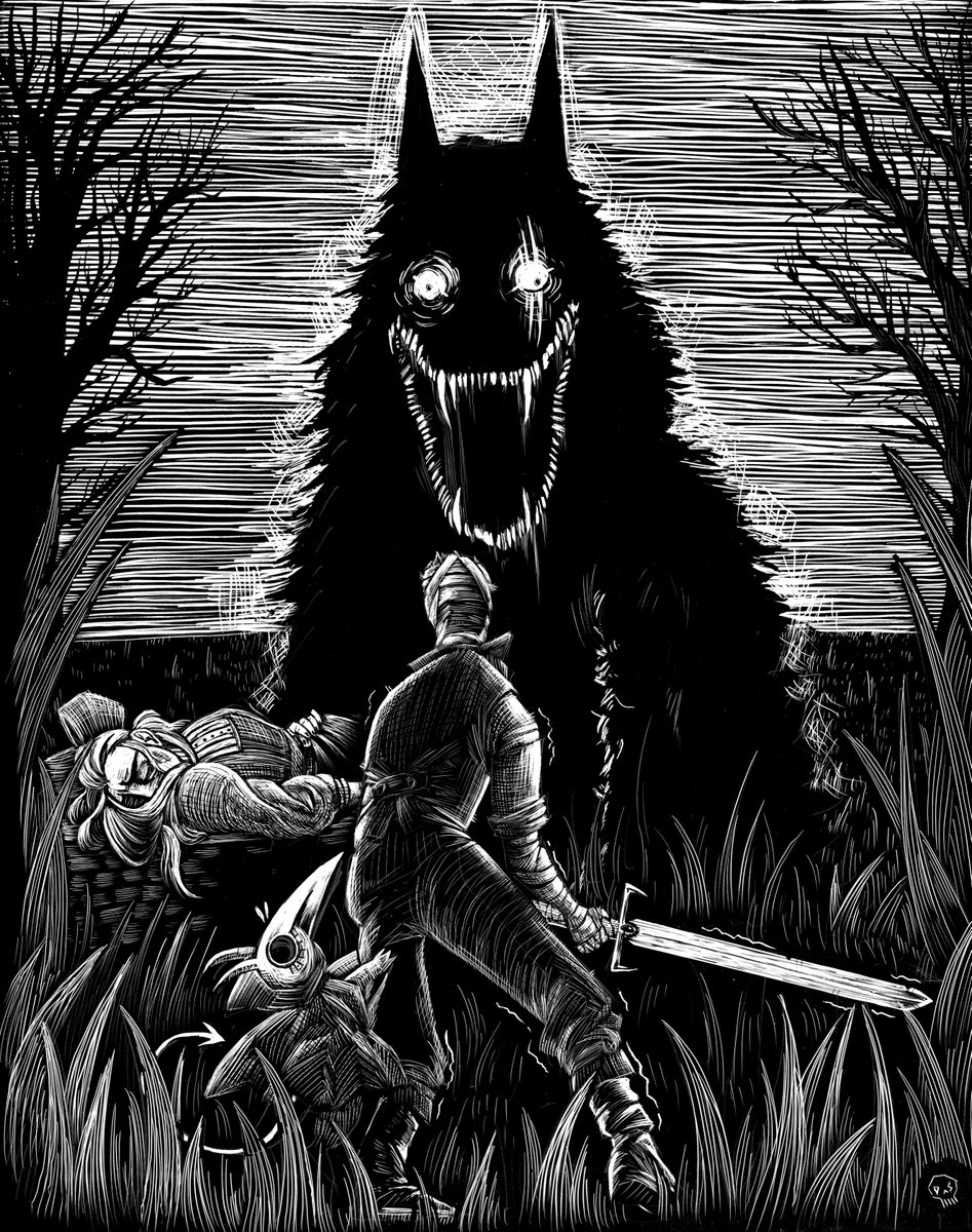 baddlich's tweet photo. trying out scratchboard for class 😳 https://t.co/6GuBZnjqGB