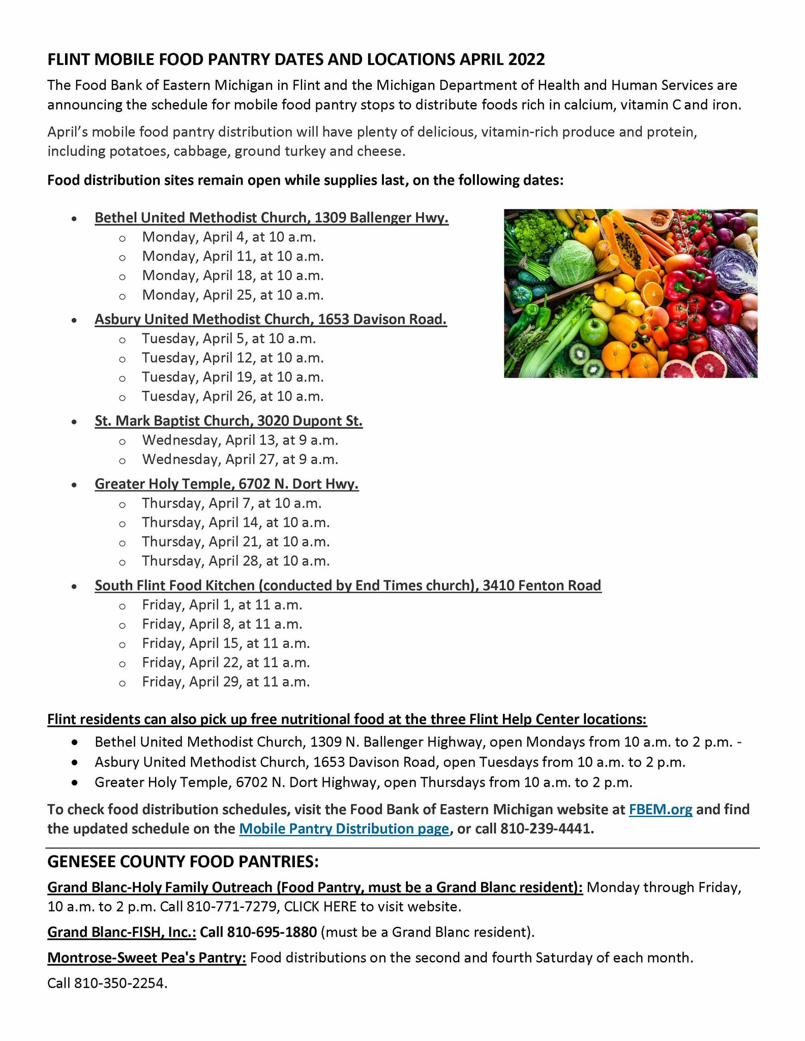 Mid South Food Bank Mobile Pantry Schedule - 65e7gsf