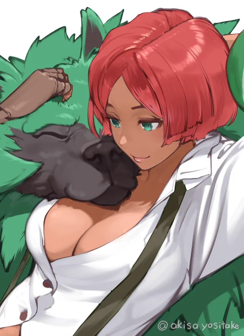 ジオ 犬も好き
#格ゲーキャラ描こうぜ #GGST 