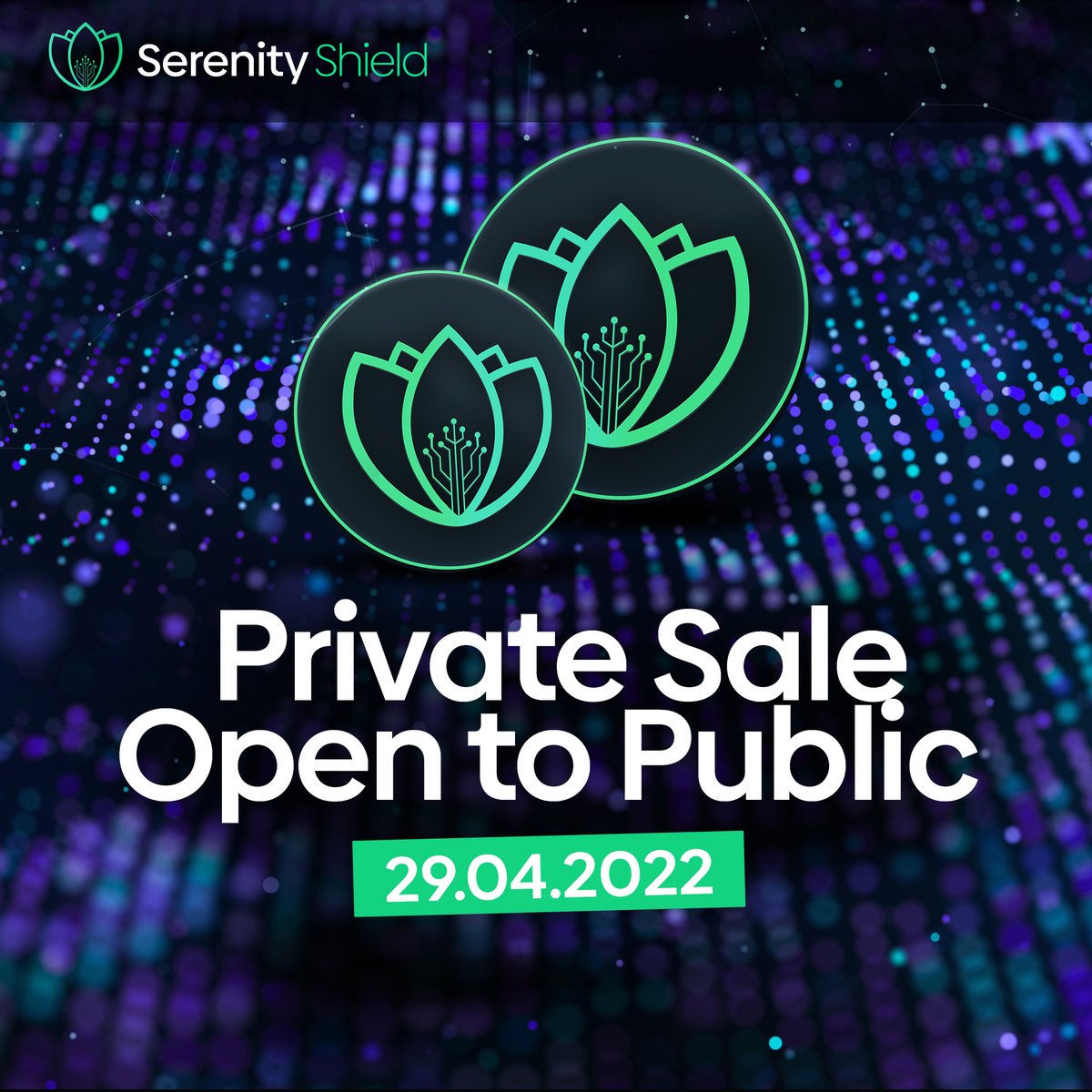 SerenityStech's tweet photo. Round 1 of the $SERSH Token #PrivateSale is now live! 😱

Visit the sales on our website:
👉https://t.co/lQgQxUqiC1

(Use referral code NEWERA4227 when purchasing to receive a bonus and entry into our giveaway. Details to follow soon😉) 

#Solana #cryptocurrency $SOL https://t.co/ql2cS8pTr3
