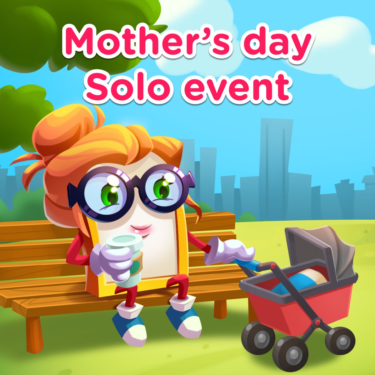 WordDomGame's tweet image. Mother's day #soloevent starts tomorrow! 🤱 Help Mommy Dearest save the day! Defeat her 9 naughty kids and earn a special reward! 💎 #WordDomination