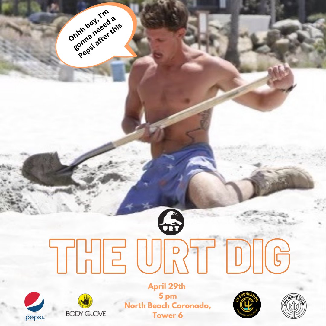 CKIVFoundation's tweet photo. Join us at the URT Dig TONIGHT at 5pm at Coronado Beach, Tower 6. Bring hands, shovels, & canines for a fun way to celebrate C4's life and legacy. @jonathanwaynefreeman is our MC. All are welcome, & for all URT diggers please see link in bio to register!
#Pepsi #CKIV #LiveHeavy https://t.co/IaT2w64Bdo