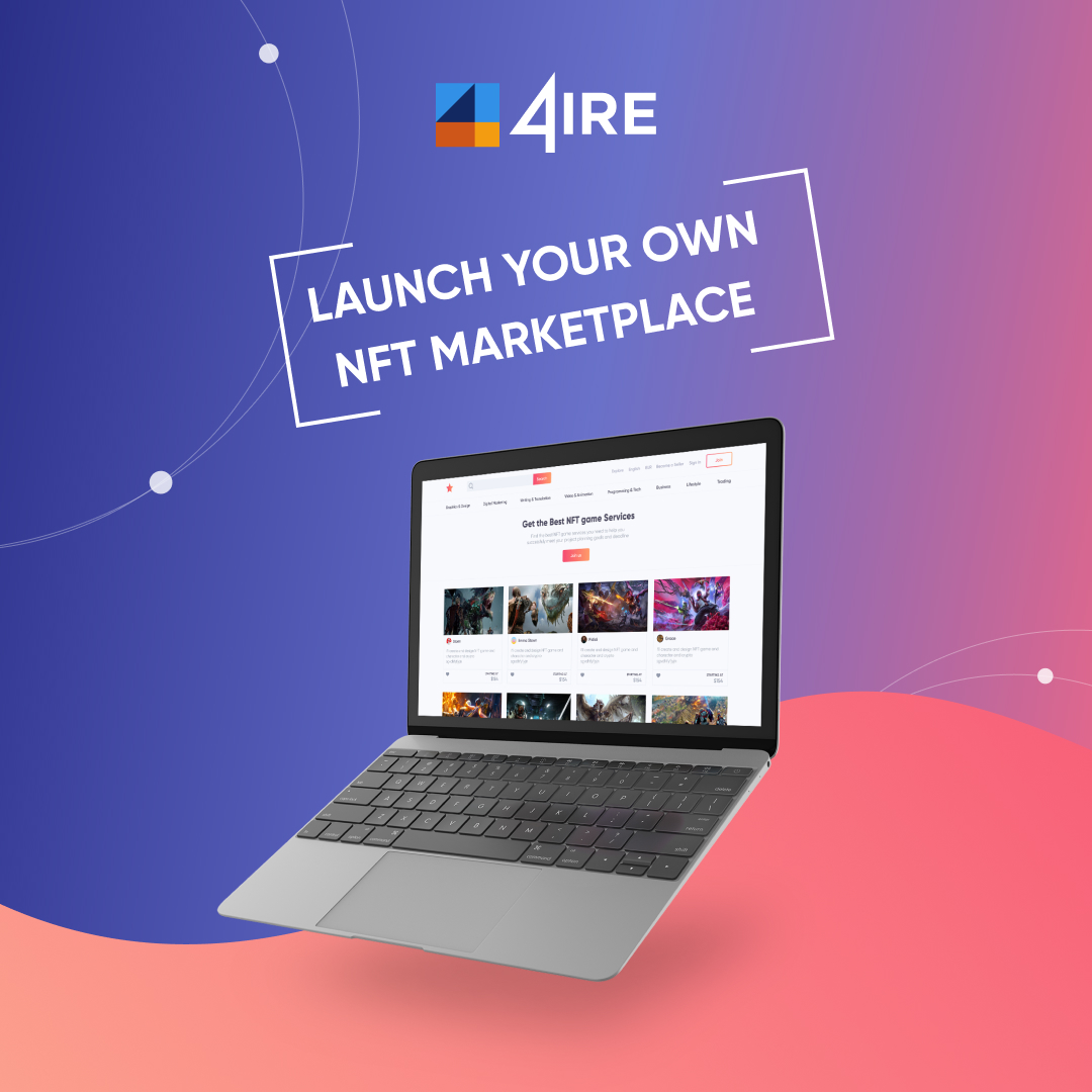 4irelabs's tweet photo. Launch your own NFT marketplace for Play-2-Earn games in a matter of weeks with 4IRE white-label solution. We provide ready teams with the needed tech stack and skills for your NFT project. Learn more: https://t.co/LRCknEWOr3
#play2earn #nftmarketplace #nft #4ire https://t.co/PDc1hngjBI