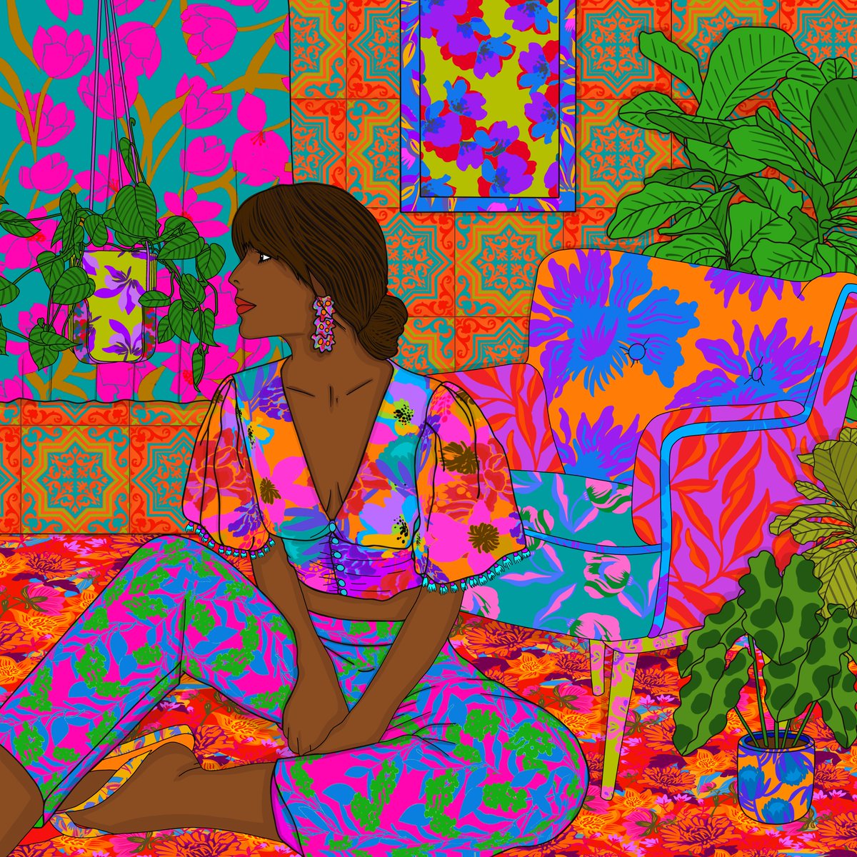 'DIP-DYED FANTASY'
How wonderful would it be if everything around us sparkled in colour and bright hues lightened up our day. 
Welcome to my world 🌈✨ 

🚨 Now available on <a href="/foundation/">Foundation 🌐</a> for 24hrs auction ! 🚨 

Reserve price: 0.35 

#NFTdrop #WomenInNFTs 
foundation.app/@Shreya_Bhan/c…