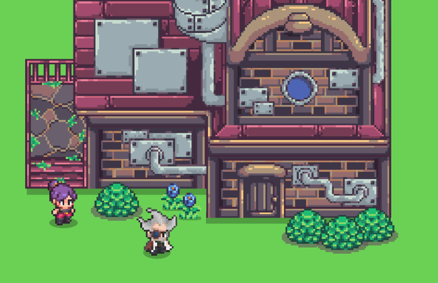 Every good game needs a mad scientist. #gamedev #pixelart