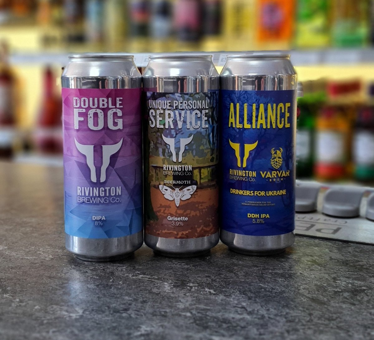 Few new beers in from <a href="/rivingtonbrewco/">Rivington Brewing Co</a> 👇

Very limited stock of Double Fog