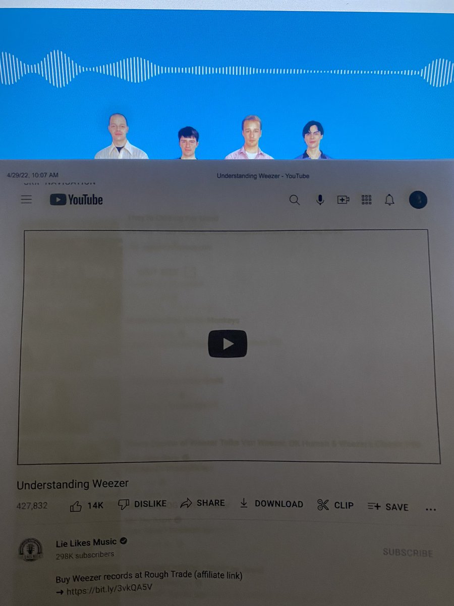 MisterMikeHere's tweet photo. You know you’re having an off day when you print your YouTube video. https://t.co/xnUaUnEpFf
