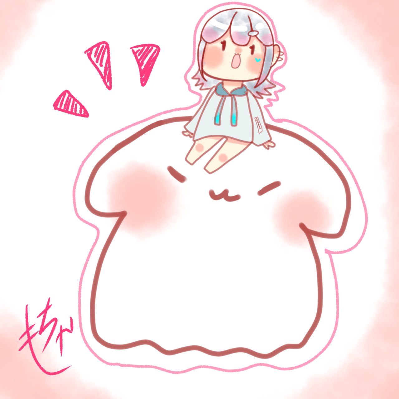 もちゃもちゃもちゃ星人 レッツゴーだもちゃ W ゆるイラスト ゆるい絵 イラスト T Co Wbanpjvnnv Twitter