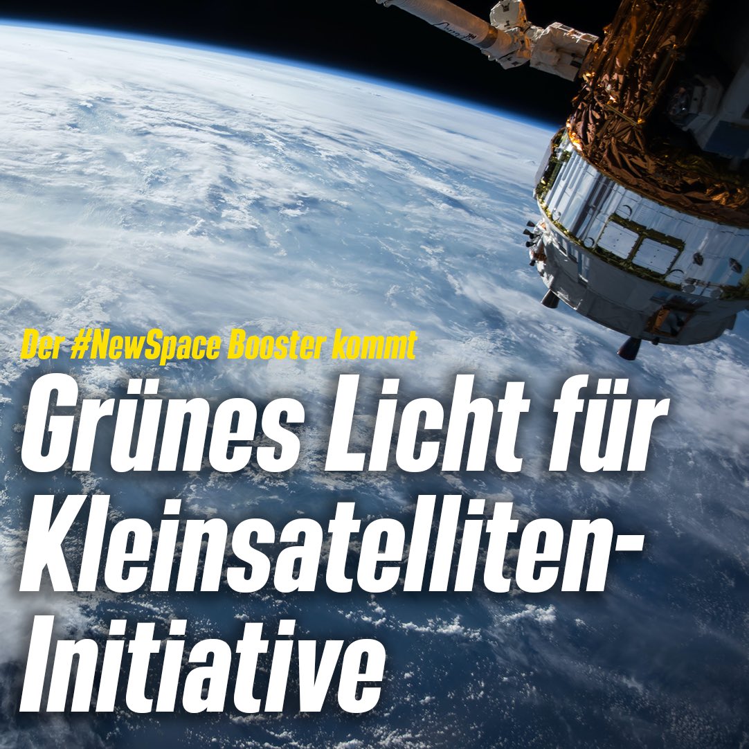 annachristmann's tweet photo. Der #NewSpace Booster kommt: Der Bundestag stellt in 2022 10 Mio für die Kleinsatelliten-Initiative zur Verfügung Damit werden wir künftig innovative Satelliten wesentlich schneller &amp; kostengünstig entwickeln sowie i.d. Orbit bringen. Danke an @fbanaszak @jungeinberlin @MdBKlein https://t.co/cDcvvHIhwq