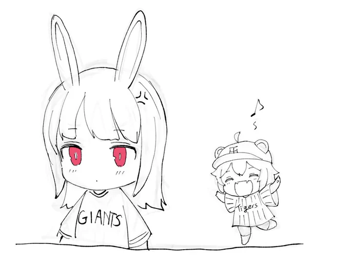 すぐ調子に乗るはんしんちゃんが
ちょっぴりめんどくさいきょじんちゃん 