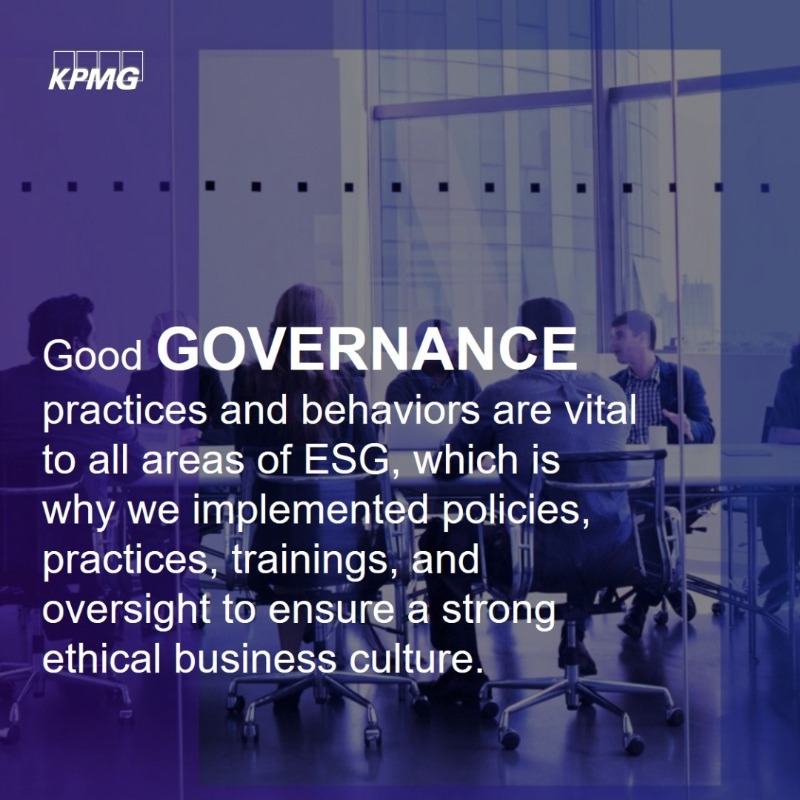 KPMG_US's tweet photo. KPMG is proud to release our inaugural KPMG U.S. Impact Plan, sharing our own #ESG journey; setting and executing ambitious ESG aspirations; and continuing to evolve, adapt, and innovate.

Swipe to view our core areas of focus &amp; click for more insight.