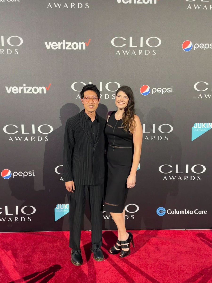 WeAreBarbarian's tweet photo. What a week we’ve had! It was great seeing our fellow nominees at the @adage Creativity Awards and the @ClioAwards galas. Honored to share these spaces with such talented people and inspiring work! #CreateTheFutureFaster https://t.co/sXG7MZsOYO