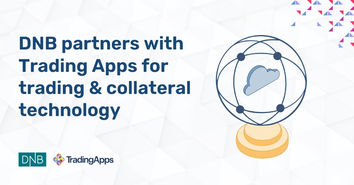 TradingApps (@trading_apps_) on Twitter photo "Trading Apps has announced its partnership with Norway’s largest financial services group DNB (<a href="/DNB_Bank/">DNB Nyheter</a>), which has gone live with Trading Apps’ automated trading technology." - <a href="/SecFinTimes/">Securities Finance Times</a>
Full article: securitiesfinancetimes.com/securitieslend…
#Finance #Banking #SecuritiesFinance "Trading Apps has announced its partnership with Norway’s largest financial services group DNB (<a href="/DNB_Bank/">DNB Nyheter</a>), which has gone live with Trading Apps’ automated trading technology." - <a href="/SecFinTimes/">Securities Finance Times</a>
Full article: securitiesfinancetimes.com/securitieslend…
#Finance #Banking #SecuritiesFinance