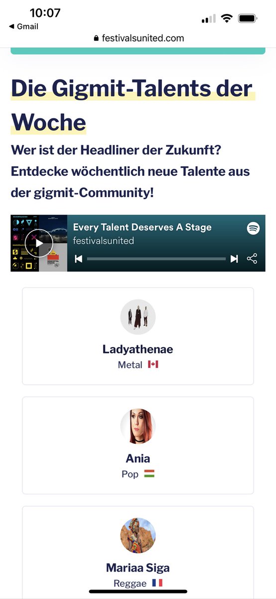 ladyathenae's tweet photo. LadyAthenae is being featured on @festivalsutd , one of Germany’s most popular music website!

What a thrill ! Thank you so much for the feature! @gigmit 

https://t.co/RRXaX2LQak https://t.co/ULRNCLhS7a