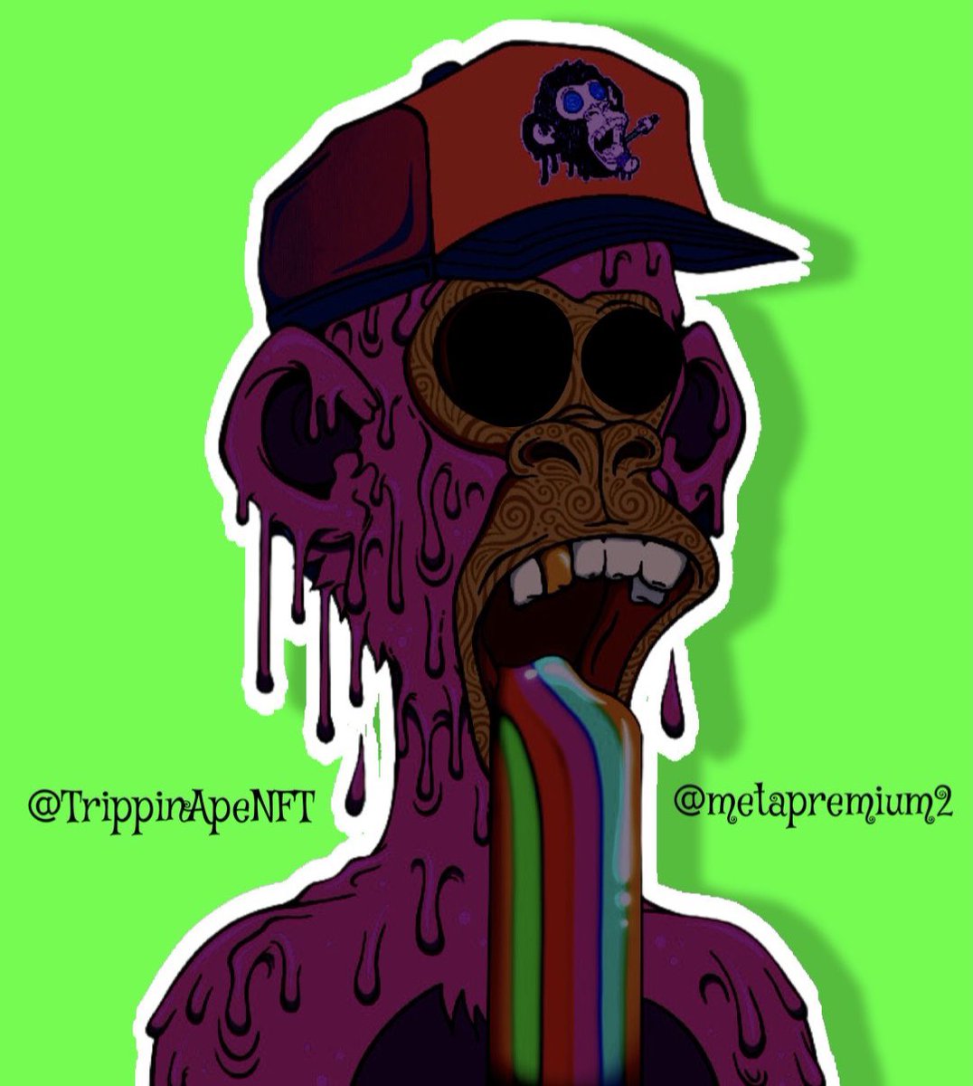 Metapremium2's tweet photo. @trippinapes #nft #NFTGiveaways #nftart #NFTs #apenft https://t.co/ITpII4Y9Bx