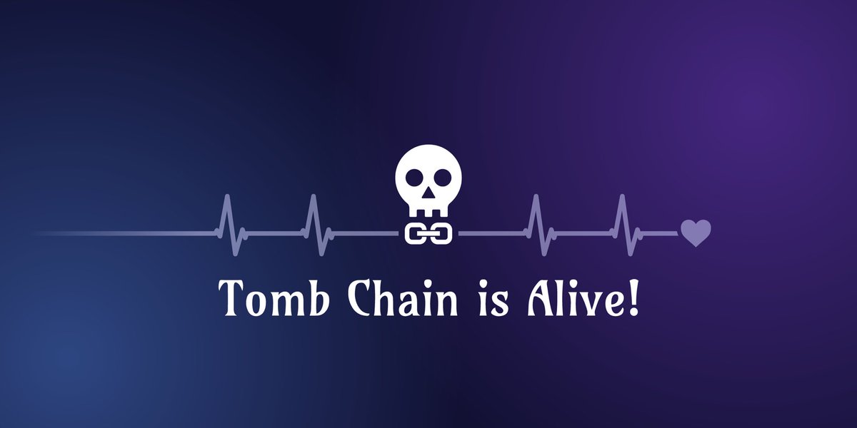 tombfinance's tweet image. 𝕋𝕠𝕞𝕓 ℂ𝕙𝕒𝕚𝕟:

@TombChain is now on its 2nd week of mainnet &amp;amp; on track for a Q2 release!
This will mean:

⛓ Staking $TOMB on Tomb Chain to earn incentives

⛓ $TOMB as gas on Tomb Chain to increase utility

⛓ Faster speed while supporting the $FTM Blockchain