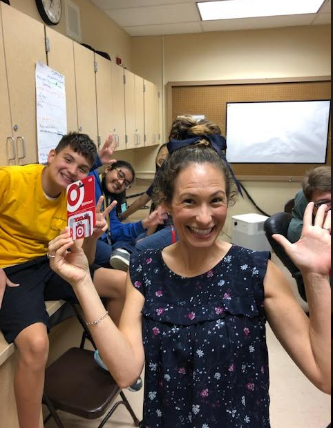 _LoBurk's tweet photo. Today's Raffle Away Fri-Yay for our #FridayCountdown is our favorite @palmspringsms PSTV leader, Mrs. McAlonan! She & her PSTV students were so excited for her to win a $25 @Target ๐ฏgift card! #4โฃFridaystilSummer https://t.co/j2CRUnK5wb