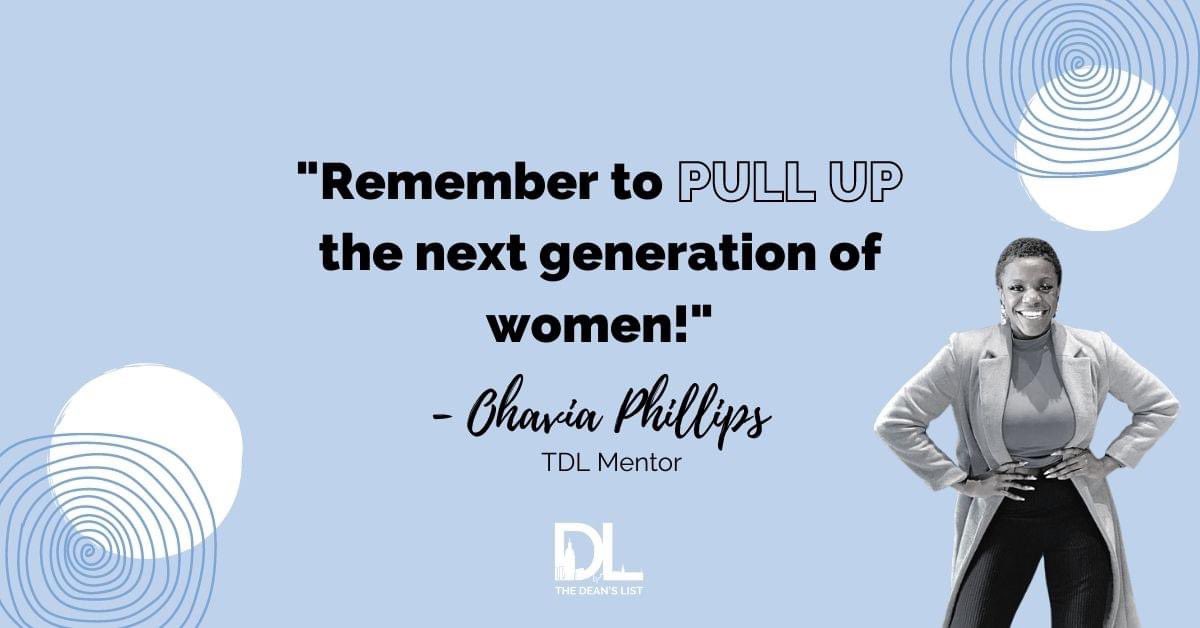 As professionals, the importance of management, creativity, and commitment are ESSENTIAL, and Ohavia Phillips shared an important piece of #advice for our #mentees at our UNCC Mentor Meetup!