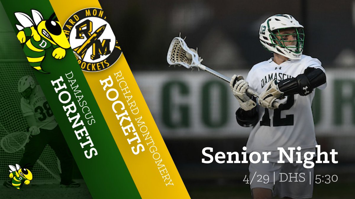 It's Senior Night for our Boys' Lax team. Ceremonies start at 4:40 with a 5:30 game time.