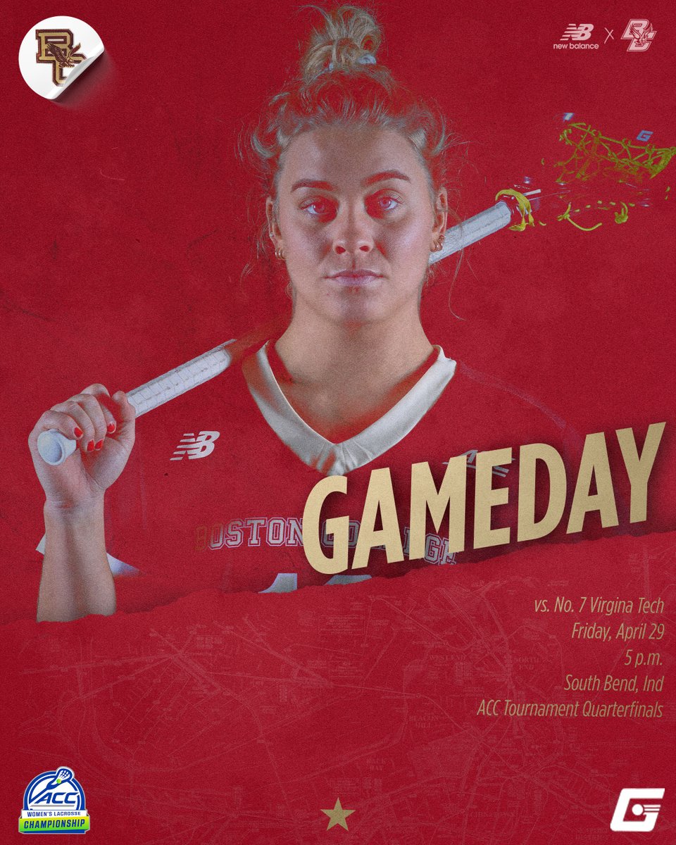 BCwlax's tweet photo. ‼️ 𝗚𝗔𝗠𝗘𝗗𝗔𝗬 ‼️
📍 South Bend, Ind.
🥍 Virginia Tech | #ACCLAX Quarterfinals
⌚️ 5 p.m.
📊 https://t.co/3aQprE7TG9
💻 https://t.co/Ao78n48BNm
#ForBoston🦅 https://t.co/Kmdm9m9dcX