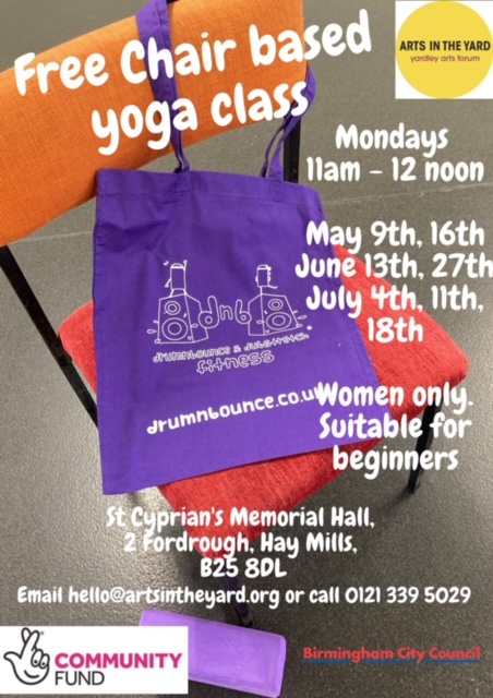 We're thrilled to share new set of dates for our #women's only #yoga sessions with @drumnbounce! Our #WOYU participants have been enjoying the chair based sessions for several months now and find it relaxing & #uplifting. Join them too and feel the benefits for yourself! #Yardley