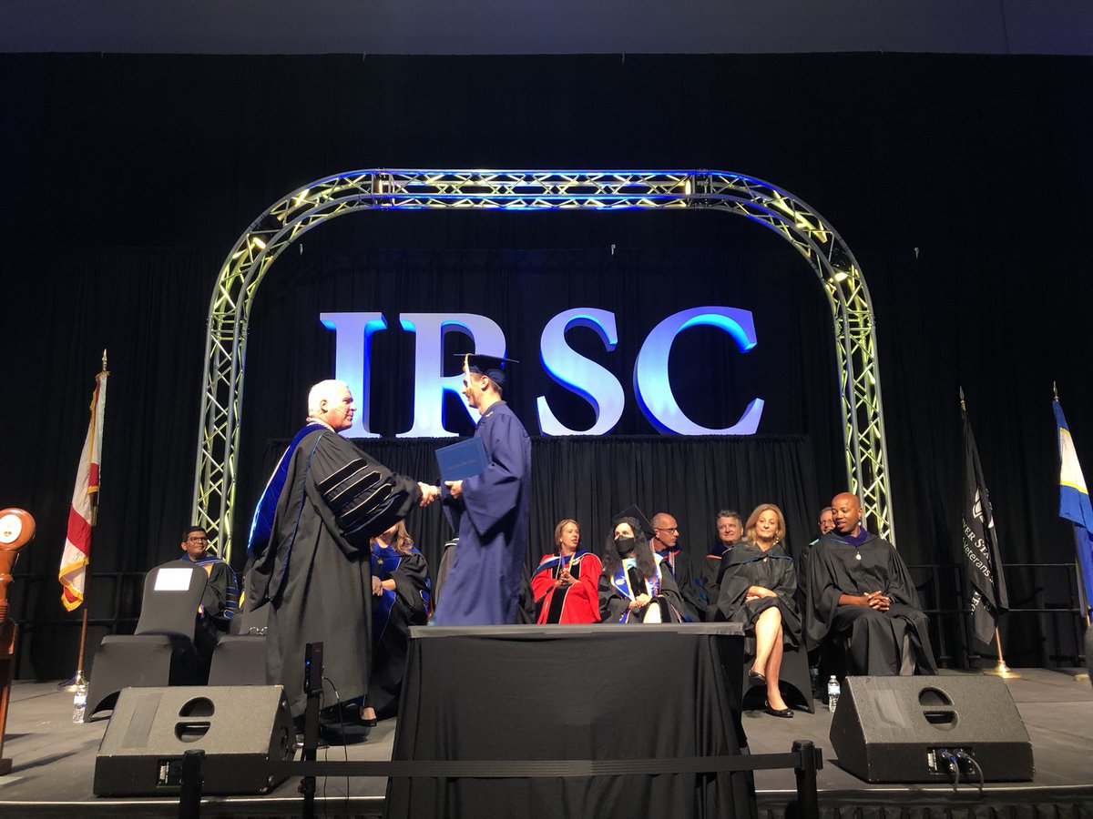 IRSCTheRiver's tweet photo. Thank you, @IrscPresident, for making these moments special for each of our graduates!
#IRSCGrad #IRSCProud https://t.co/V8PBQ60PEr