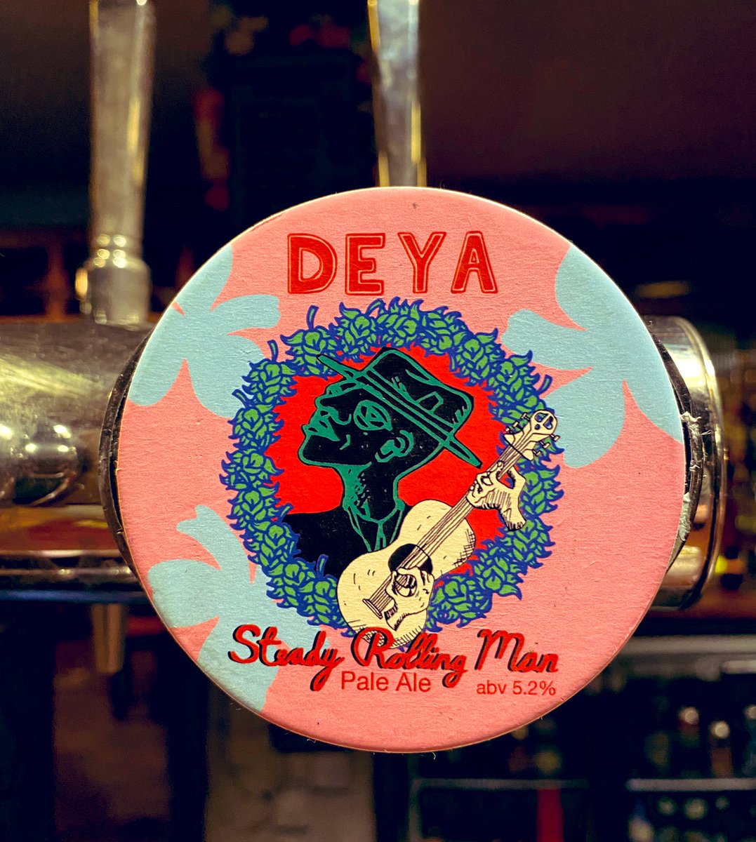 The last thing I did last night before I left the pub was to make sure this was on and ready for your Friday night! 

Aren’t I good to you?! 

@deyabrewery ‘Steady rolling man’ - absolute classic pale ale on now 

It’s one we all love? X

#craftbeer #steadyrollingman #beer #deya