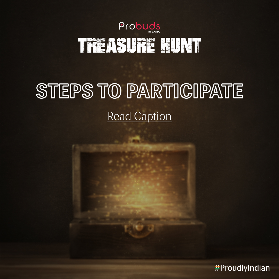 #ExploreUninterrupted Treasure Hunt is open for all!

Steps to follow:
💡Visit: bit.ly/3OMcSY1
💡Look for the hidden audio clues
💡Comment below the answer to the final question

Ends:1st May, midnight

T&C apply

#ProbudsTreasureHunt #Probuds #LavaMobiles #ProudlyIndian