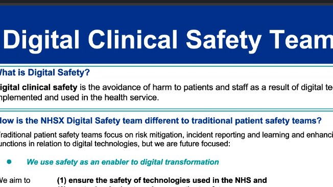 FutureNurseUK's tweet photo. Great to hear from the Digital Clinical Safety Team today.

Doing some fantastic work leading on national strategy.

Thank you @KelseyFlott and team https://t.co/Yk6yHV0VhQ
