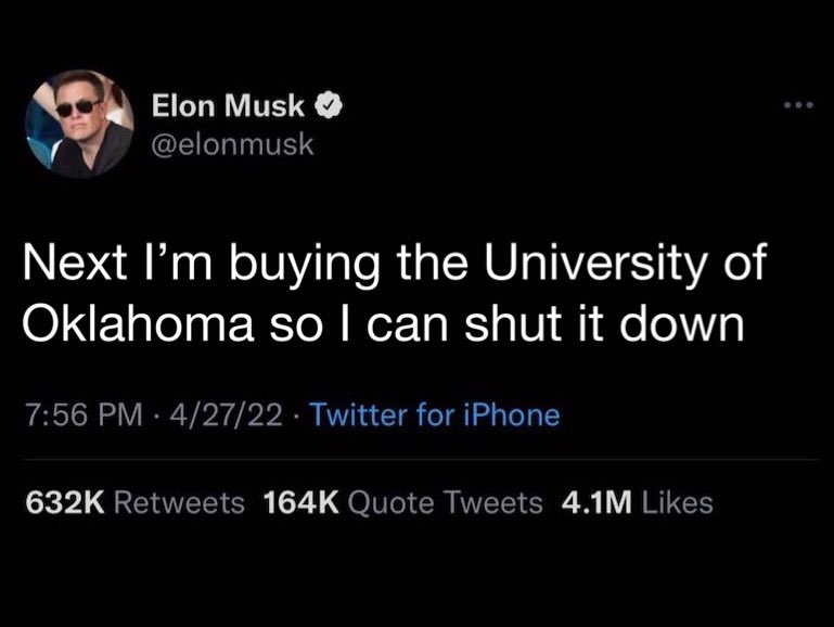 THANK YOU ELON, VERY COOL!