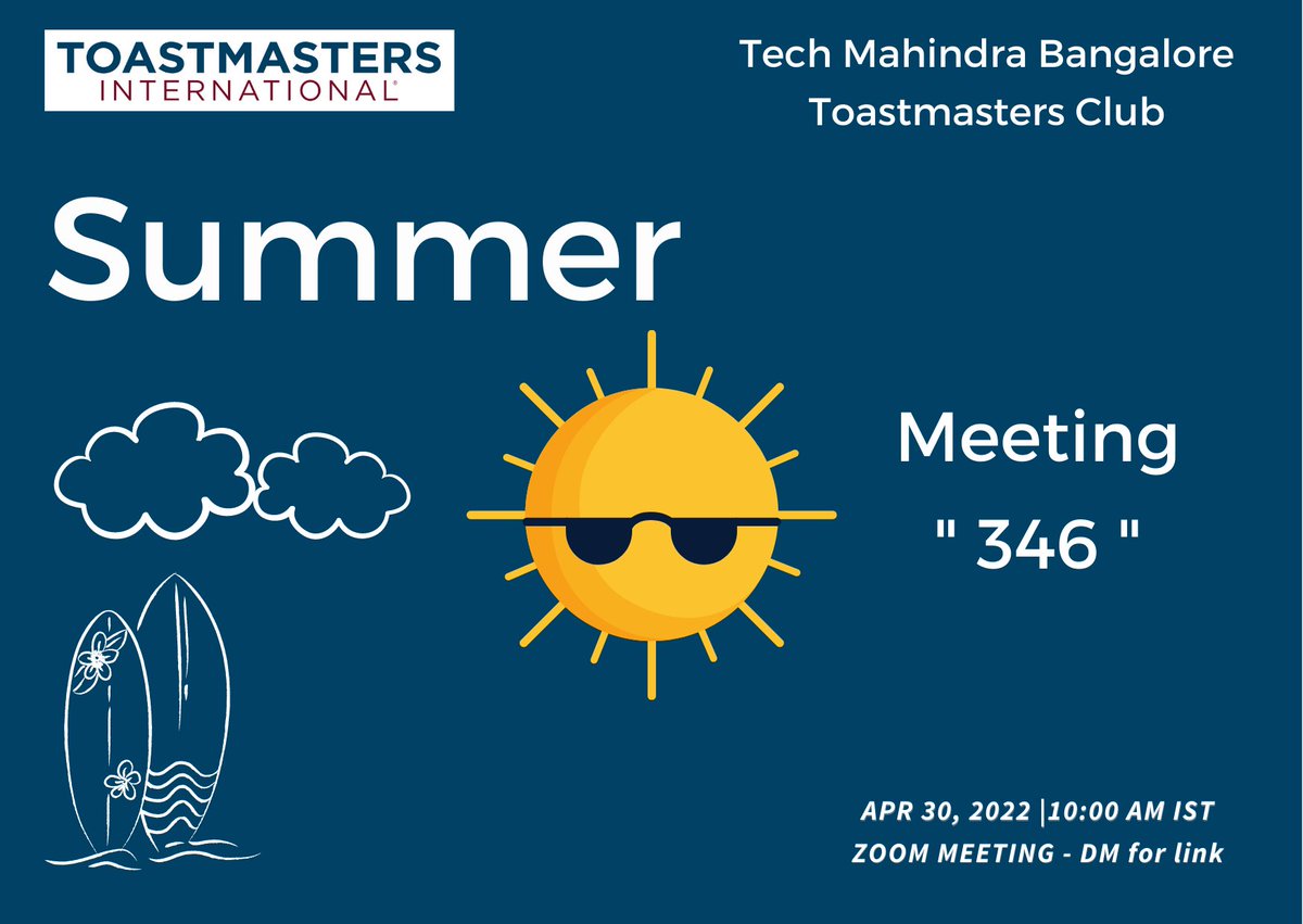 TechMahindra Bangalore Toastmasters Club tweet media