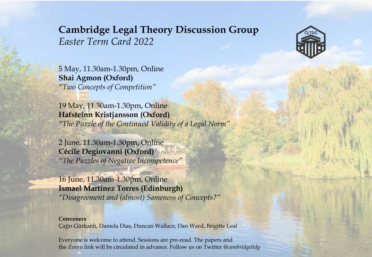 Our Term Card for Easter 2022 is ready! #cltdg #legaltheory #Easter2022