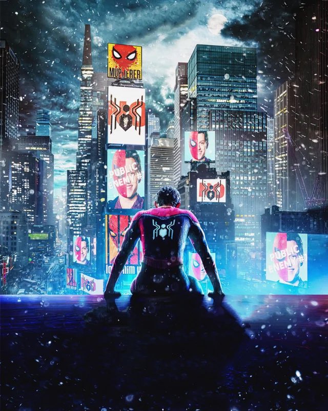 RT @mcudaily_: Can we all agree that this is the coldest Spider-Man poster of all time? https://t.co/yTD35AgiO1