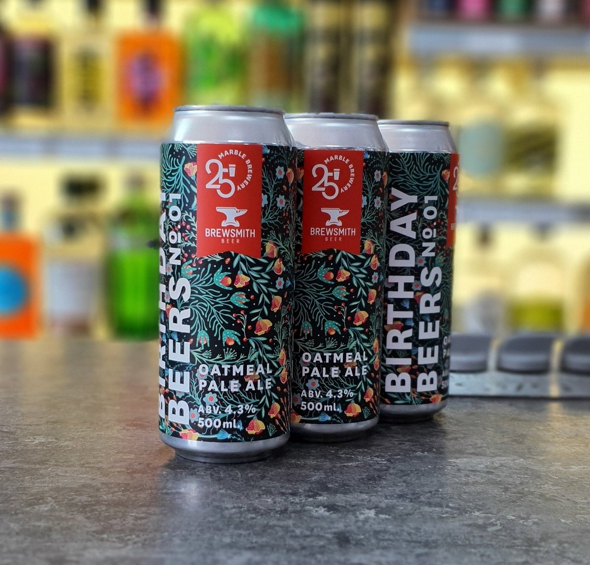 New in 👇

<a href="/marblebrewers/">Marble Brewery</a> x <a href="/BrewsmithBeer/">BrewsmithBeer</a> Oatmeal Pale Ale, celebrating 25 Years of Marble 🍻