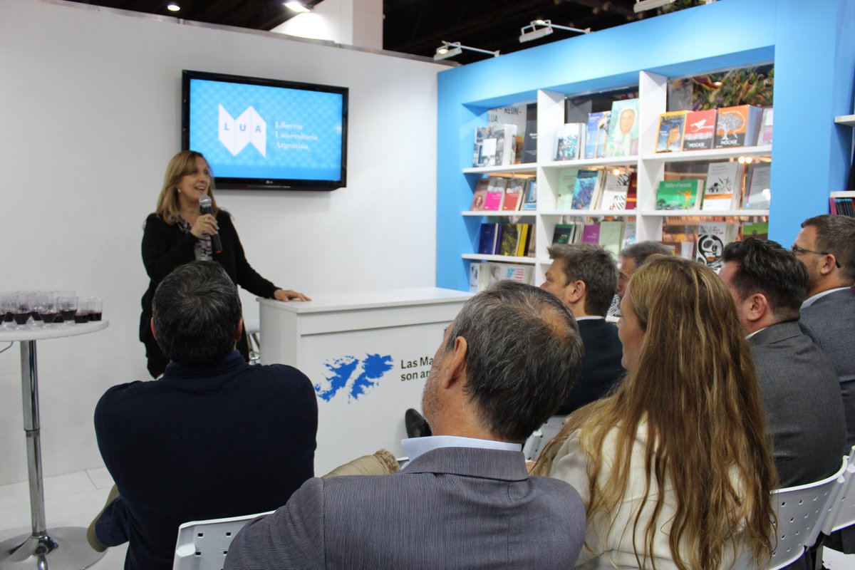 upsouniversidad's tweet photo. Se llevó a cabo la inauguración del stand de la Librería Universitaria Argentina (LUA) en la 46° Feria Internacional del Libro de Buenos Aires. La LUA es una iniciativa del Consejo Interuniversitario Nacional a través de su Red de Editoriales de las Universidades Nacionales https://t.co/X4kLsUikia