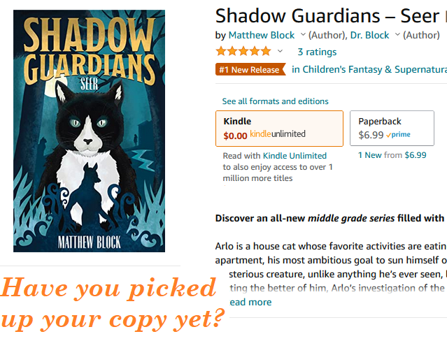 Shadow Guardians is now available:  mybook.to/SG1