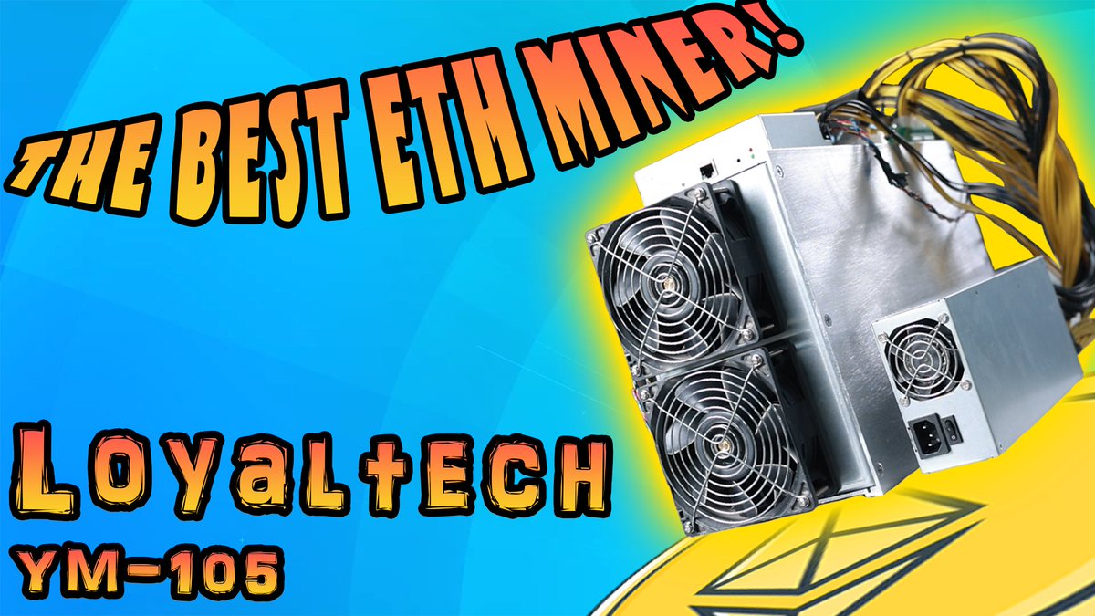 blockluban's tweet photo. The best eth asic miner in 2022，Loyaltech YM-105 review https://t.co/fPsgSVJHpK via @YouTube https://t.co/60Ly902wke