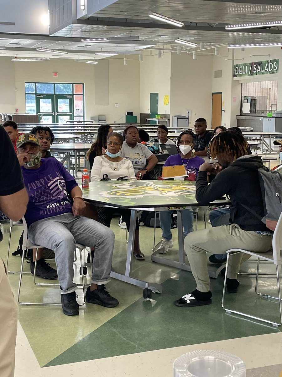 Military_ACPSD's tweet photo. @AikenPublicSch @aikenhighschool Celebration breakfast for military - connected students at Aiken High School. Thank you LCDR Negron for your words of encouragement to our students and parents. https://t.co/4WWrrtwuRf