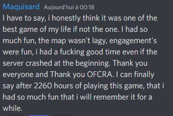 OFCRA's tweet photo. Happy people make us happy ! #arma3 #tvt #OFCRA
Don't hesitate to join us if you want to feel the same experience ! https://t.co/QMOCeT8t9F (and don't worry, the crash server wasn't our fault) https://t.co/BVVNR7U9RQ