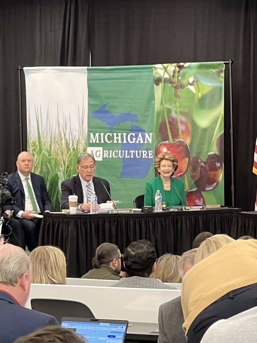 usacherries's tweet photo. Chairwoman @SenStabenow and Ranking Member @JohnBoozman hosting the first Senate Ag. Comm. on the 2023 Farm Bill. Juliette King McAvoy with @kingorchards provides testimony for the #cherry industry.
#FarmBill #Agriculture #MiAg #tartcherries https://t.co/44Q9djQzqh