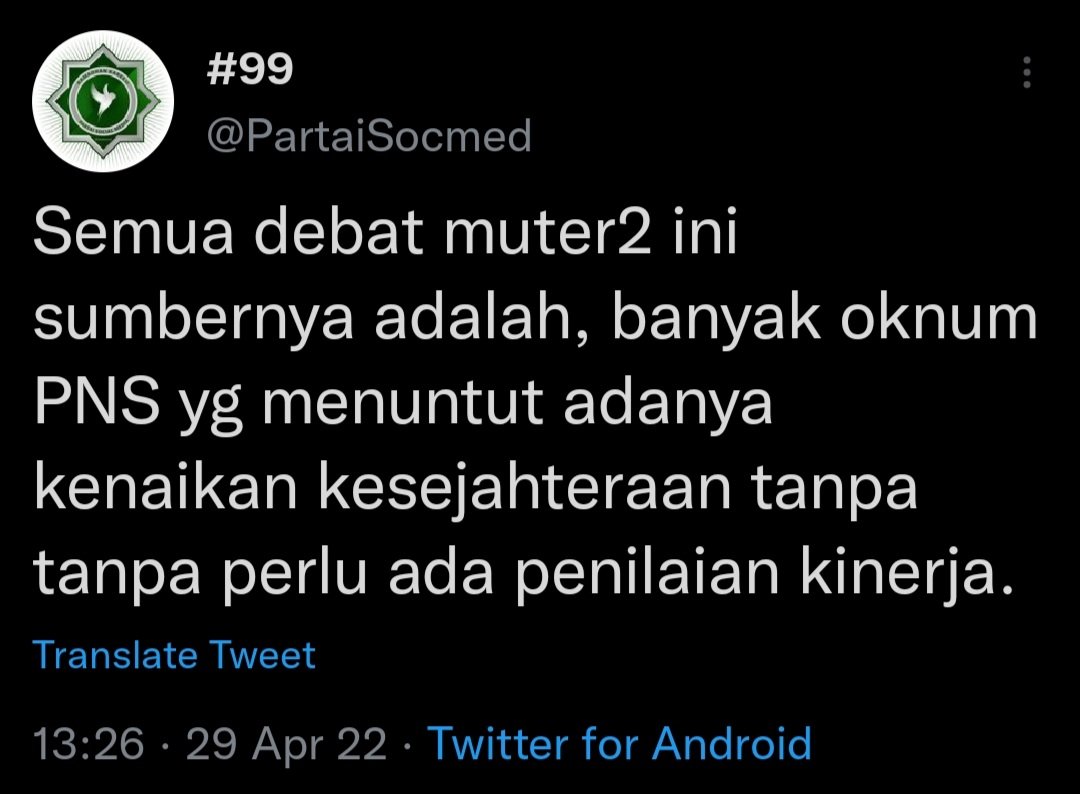 kapten_oe's tweet photo. mungkin beliau belum tau kalau yg "mendebat" kebanyakan pienes yg udah "over kinerja" tapi masih gitu² aja dapatnya.
yg kinerjanya santai kayaknya ga bakal sambat di twitter 😌

dikasih liat sisi lain pienes yg berdarah² ga mau tau. taunya yg santai² dan layak dijulidin. https://t.co/pWM1cfG6kz